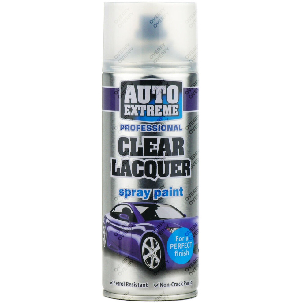 Clear Lacquer Spray Paint Gloss 400ml