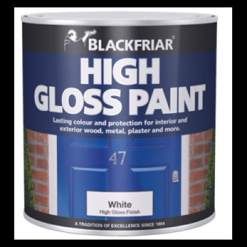 Blackfriar High Gloss Paint White 250ml
