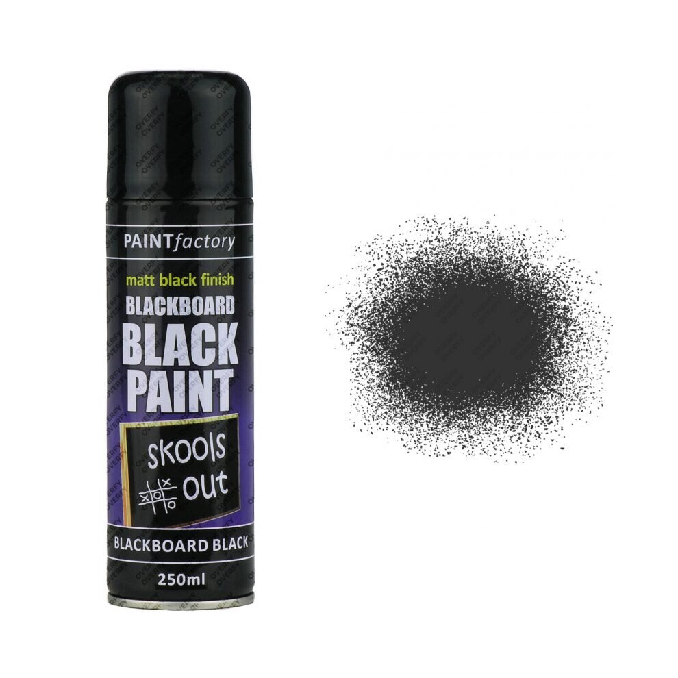 Black Chalkboard Spray Paint Satin 250ml