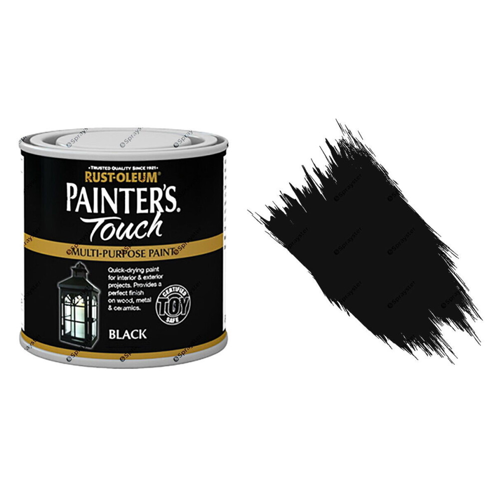 Rust-Oleum Painters Touch Gloss Paint 250Ml Toy Safe Black