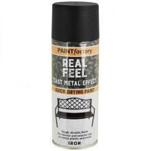 Cast Iron Spray Paint Black Matt 400ml