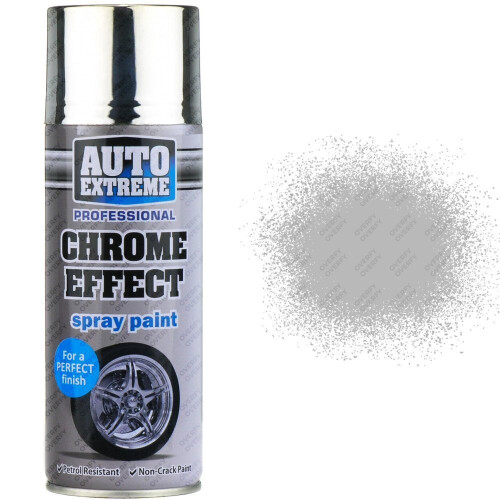 Rapide Silver Chrome Effect Spray Paint 400ml