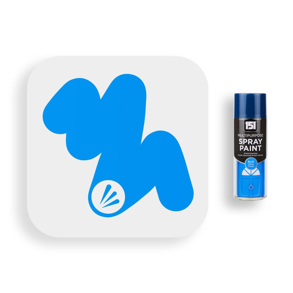 400Ml 151 Blue Gloss Spray Paint 5053249219783
