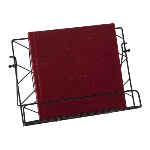 Premier Housewares Vertex Contour Cookbook Stand Black 2