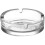 Large Glass Ashtray. Cigarette Grove Stackable. (Set of 2) 2