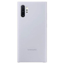 Official Samsung Galaxy Note 10 Plus Silicone Cover Case - Silver