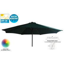(3m 8arm 210g, Green) Replacement Fabric Garden Parasol Canopy Cover