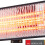 2000W Infrared Patio Wall Heater Bluetooth 6W Speaker Remote Control 5