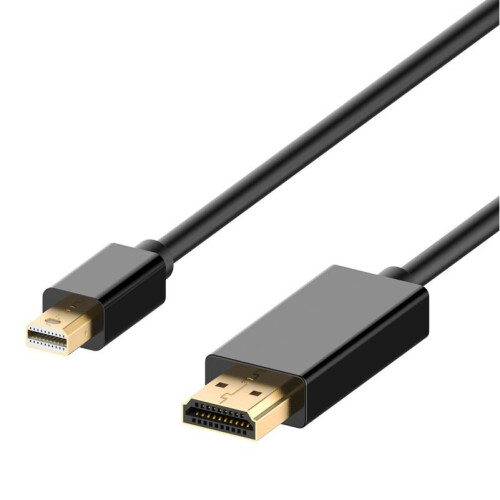 (Adaptor) Mini Displayport DP Thunderbolt to HDMI HD Gold Cable 1