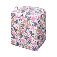 (Pink Banana Leaf, 180L - 64 x 48 x 64cm) Youngshion 3-Pack Large Capacity Cartoon Print Clothes Storage Bag Underbed Organizer with Handles and Zippers for Comforters Blankets and Beddings