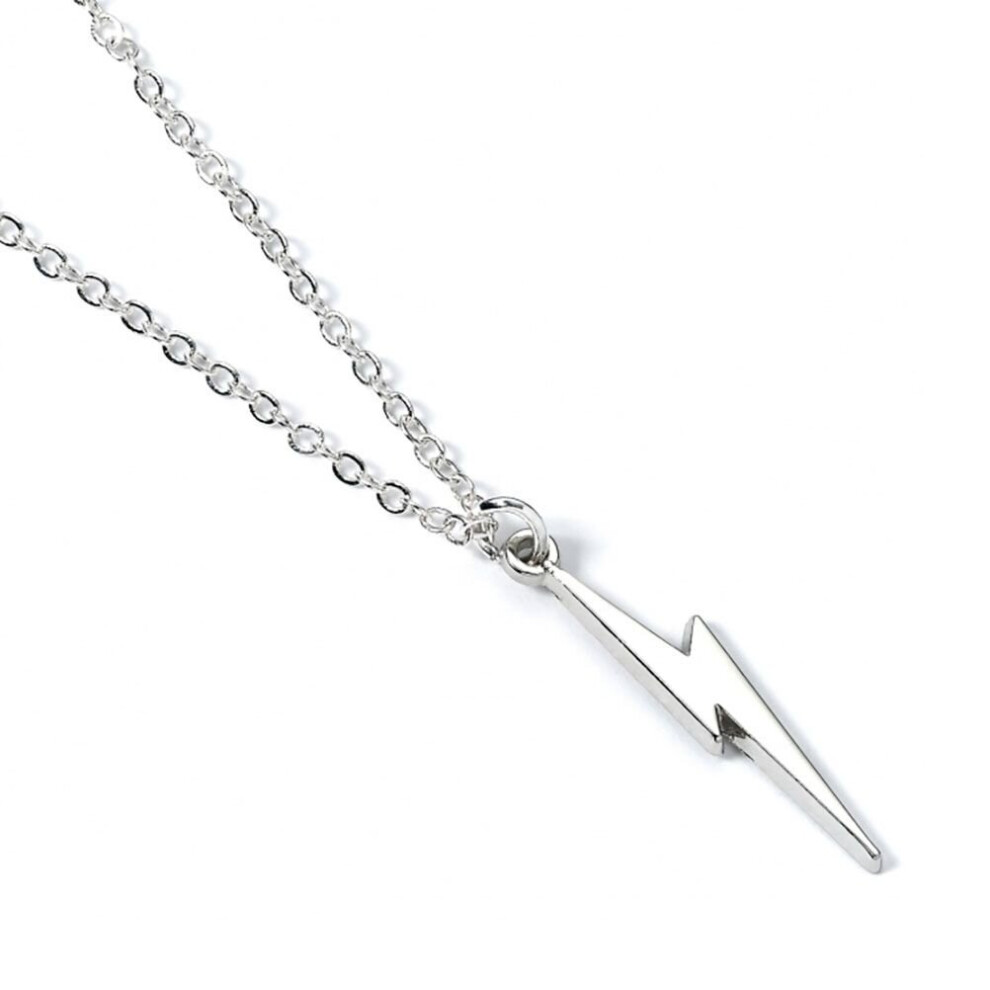 Harry Potter Lightning Bolt Silver Plated Necklace