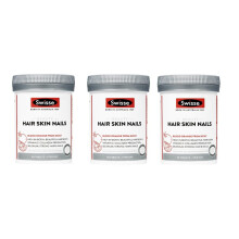 Swisse Beauty Hair Skin Nails Vitamins 60x Tablets (x3) *BEST BEFORE APRIL 2023*
