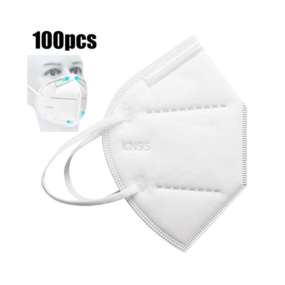 100-Pack KN95 Face Mask Protective Masks Virus Surgical N95 Mask