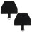 2pcs Cell Phone lanyards Phone Tether Tab Adhesive Tether PU Patches 6.4x5cm 2