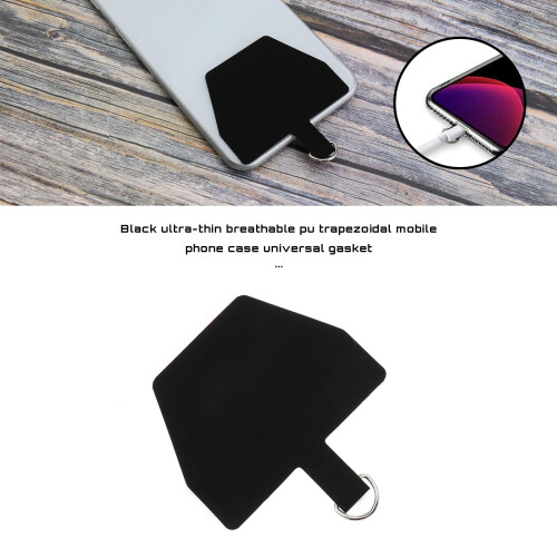 2pcs Cell Phone lanyards Phone Tether Tab Adhesive Tether PU Patches 6.4x5cm 2