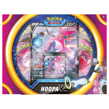 Pokémon | Caja Hoopa V | Juego de Cartas | 6+ Años | 2 Jugadores | 10+ Minutos de Juego
