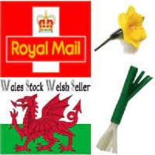 (Daffodil) New Wales Cymru Am Byth St David's Day March 1st Daffodil or Leek Pin Badge
