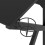 VidaXL vidaXL Gaming Desk with K Shape Legs Black Home Office Computer Desk PC Table 7