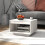 VidaXL vidaXL Solid Pinewood Coffee Table White Living Room Couch Side End Tea Table 1