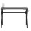 VidaXL vidaXL Gaming Desk with K Shape Legs Black Home Office Computer Desk PC Table 3