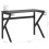 VidaXL vidaXL Gaming Desk with K Shape Legs Black Home Office Computer Desk PC Table 9