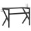 VidaXL vidaXL Gaming Desk with K Shape Legs Black Home Office Computer Desk PC Table 4