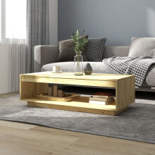 vidaXL Solid Pinewood Coffee Table Home Living Room Couch Side End Tea Table