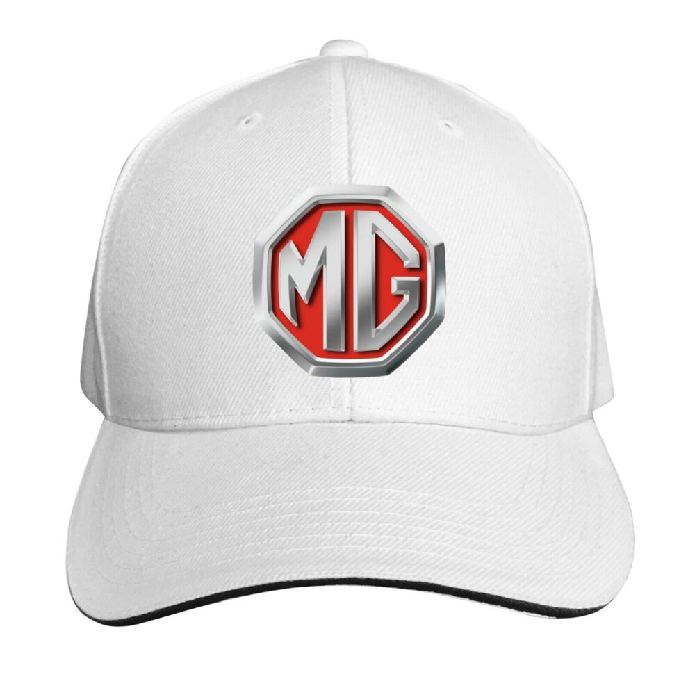 (White) MG Logo Unisex Baseball Cap Hats