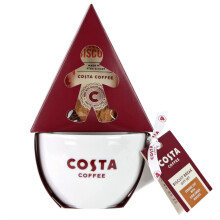Costa Coffee Cup Gift Set With Ginger Biscuits