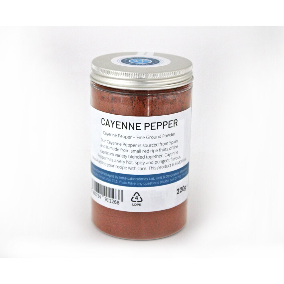 Cayenne Pepper 220g Pot