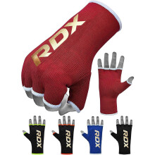 (Red, X-Large) RDX Hands wraps Inner Gloves Half Finger Elasticated Bandages