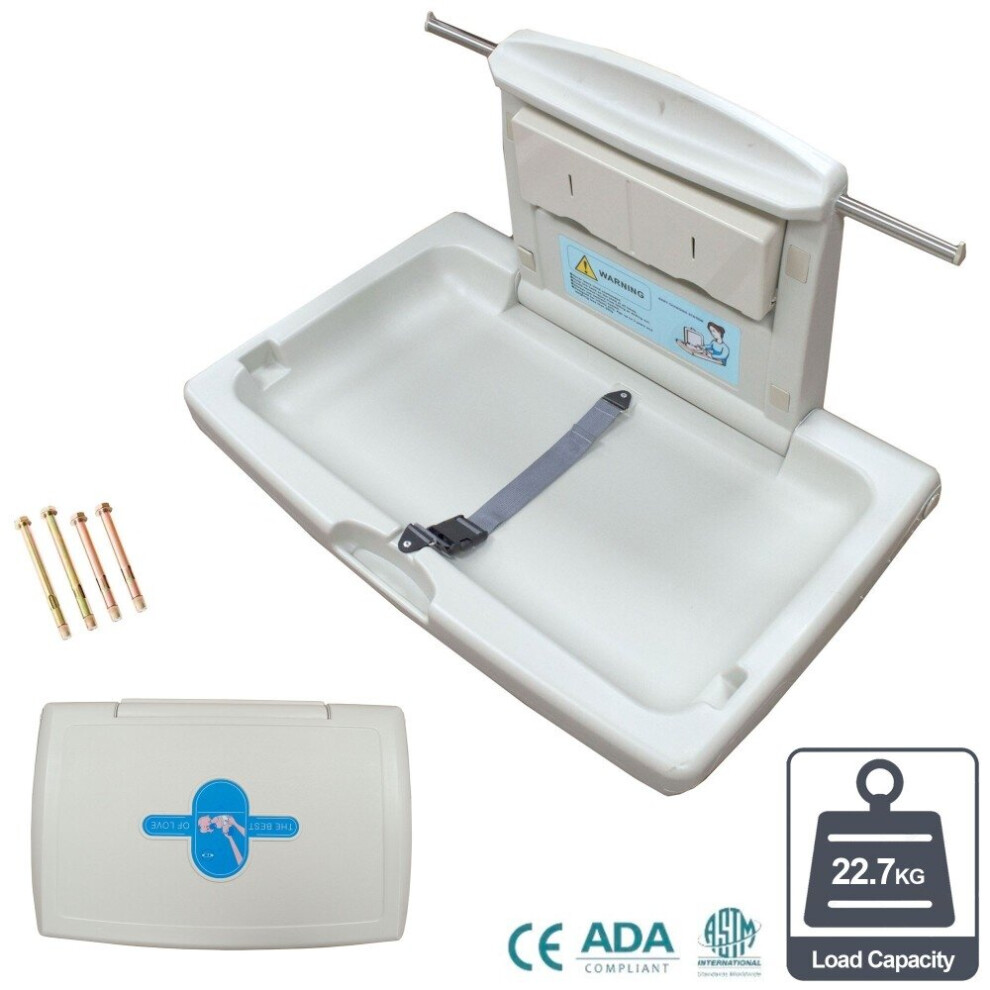 Wall Mounted Folding Baby Changing Station Table