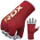 (Red, X-Large) RDX Hands wraps Inner Gloves Half Finger Elasticated Bandages 2