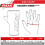 (Red, X-Large) RDX Hands wraps Inner Gloves Half Finger Elasticated Bandages 4
