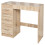 URBN Living (Oak Carcass + Oak Drawers) 3 Drawer Wooden Dressing Computer Work Table Desk 1