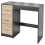 URBN Living (Black Carcass + Oak Drawers) 3 Drawer Wooden Dressing Computer Work Table Desk 2