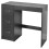 URBN Living (Black Carcass + Black Drawers) 3 Drawer Wooden Dressing Computer Work Table Desk 4