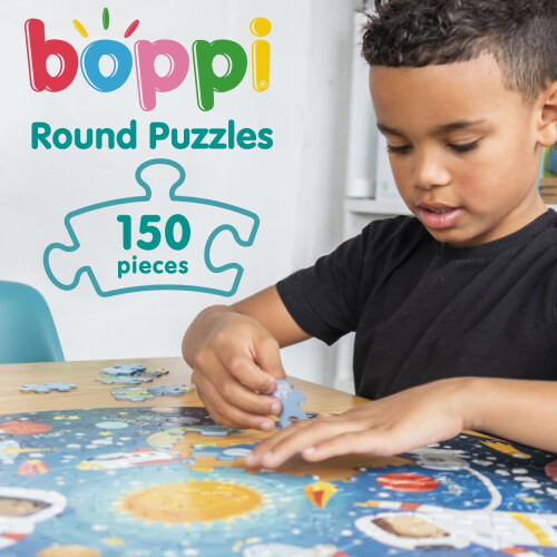Boppi boppi 150 Piece Round Jigsaw Puzzle - Space 1