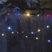 (Multi-Colour) GardenKraft 2-Pack of 200 Micro LED Outdoor String Lights