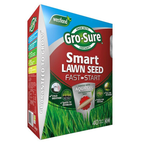 Westland Gro-Sure Smart Seed Lawn Seed Fast Start 40Sq.M (20500264)