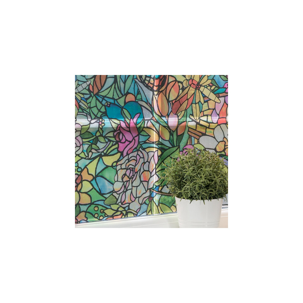 D-C-Fix (1M) Tulia Window Sticky Back Plastic Vinyl Wrap Film (45Cm Wide)