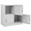 VidaXL vidaXL Schließfachschrank Hellgrau 90x45x92,5 cm Stahl 5