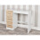 URBN Living (White Carcass + Oak Drawers) 3 Drawer Wooden Dressing Computer Work Table Desk 1