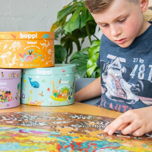 Boppi boppi 150 Piece Round Jigsaw Puzzle - Seasons 1