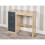 URBN Living (Oak Carcass + Black Drawers) 3 Drawer Wooden Dressing Computer Work Table Desk 2
