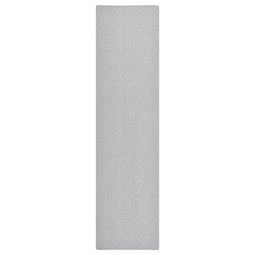 Vidaxl Carpet Runner Light Grey Hallway Non-Slip Floor Carpet Mat Area Rug