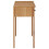 VidaXL vidaXL Solid Oak Wood Dressing Table Wooden Console Hallway Entryway Table 4