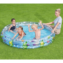 Schwimmbecken - Bestway - Meeresthema - 183x33 cm - Blau - Für den Außenbereich - Kind