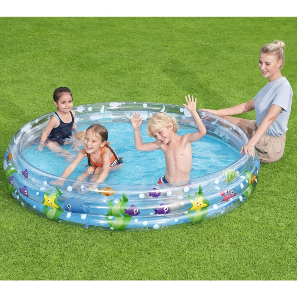 Bestway Swimming Pool Round 183x33 cm Garden Outdoor Patio Inflatable Pool