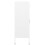 VidaXL vidaXL Storage Cabinet White Steel Sideboard Bookcase Cupboard Display Cabinet 6